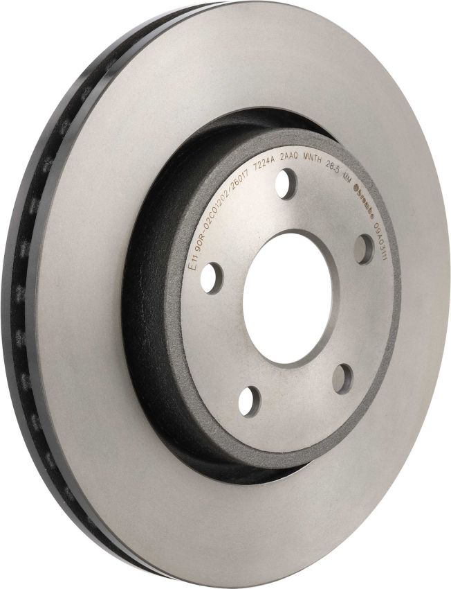 Brembo KT00960 Brembo ceramic brake pad and UV coated vented  brake disc kit