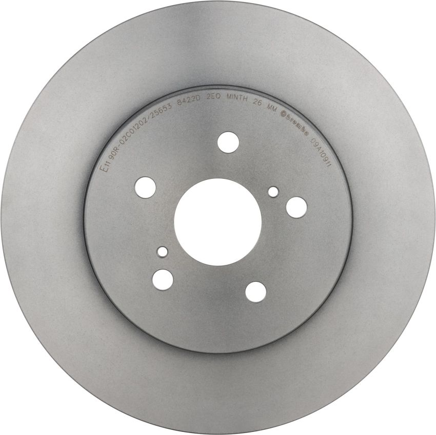Brembo 09.A109.11 Premium Coated Vented Brake Rotor
