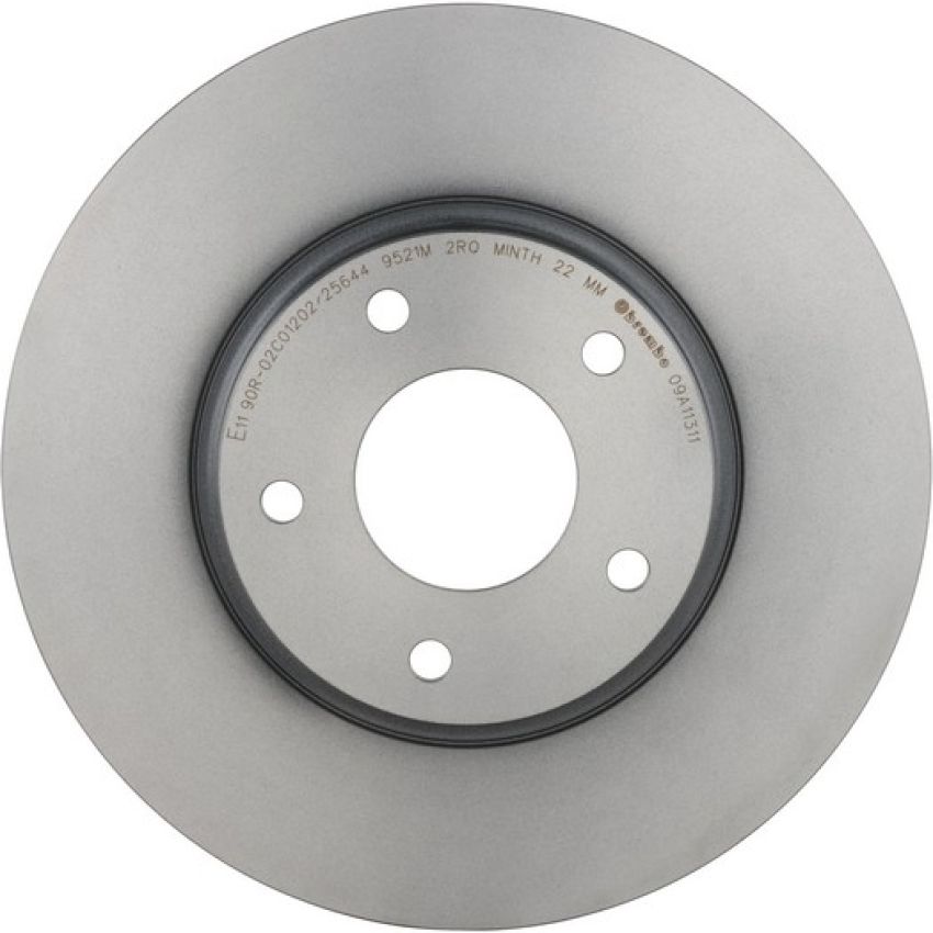 Brembo 09.A113.11 Premium Coated Vented Brake Rotor