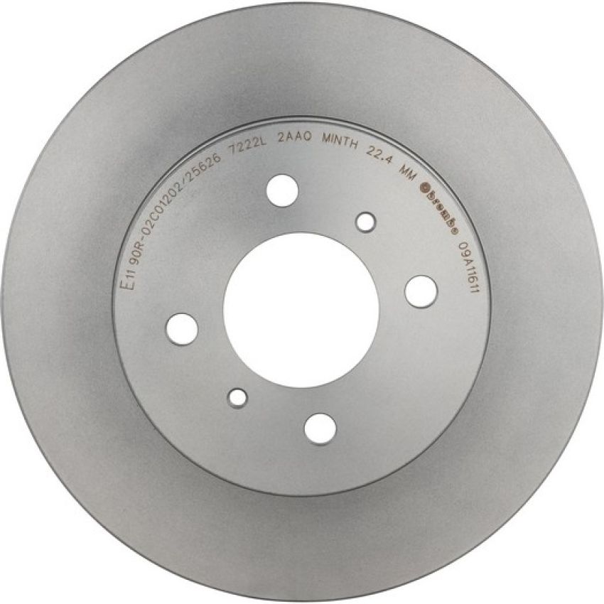 Brembo 09.A116.11 Premium Coated Vented Brake Rotor
