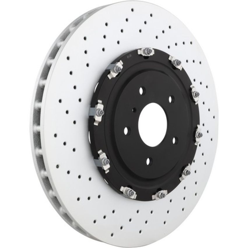 Brembo KT00835 Brembo ceramic brake pad and floating PVT drilled brake disc kit