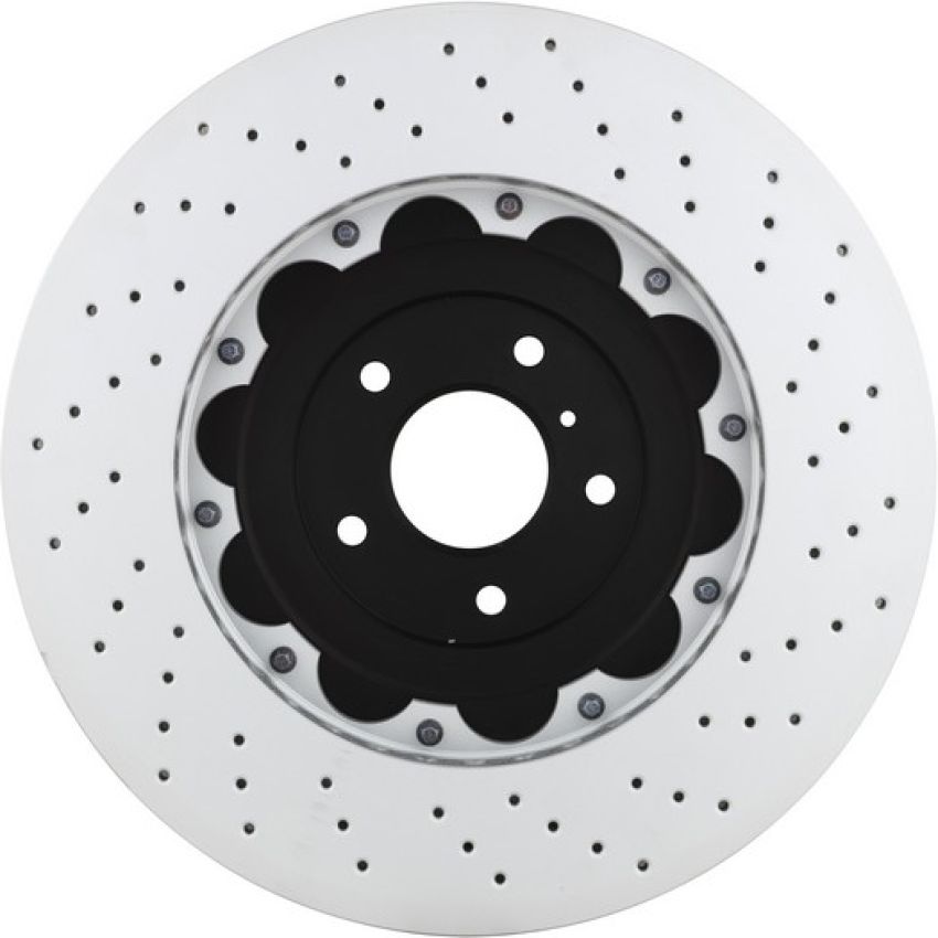 Brembo KT00835 Brembo ceramic brake pad and floating PVT drilled brake disc kit