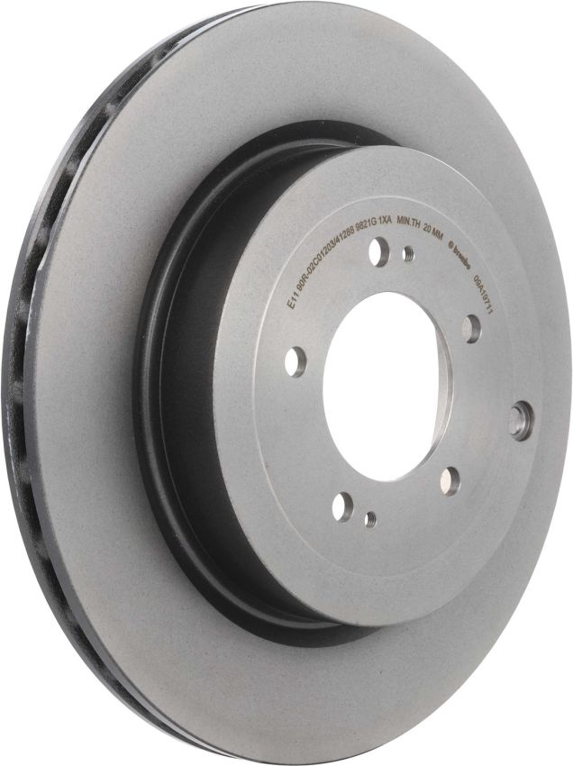 Brembo 09.A197.11 Premium Coated Vented Brake Rotor
