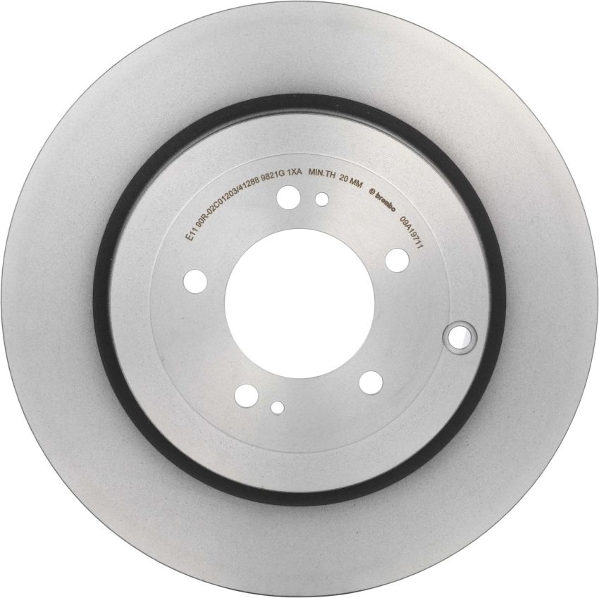 Brembo 09.A197.11 Premium Coated Vented Brake Rotor