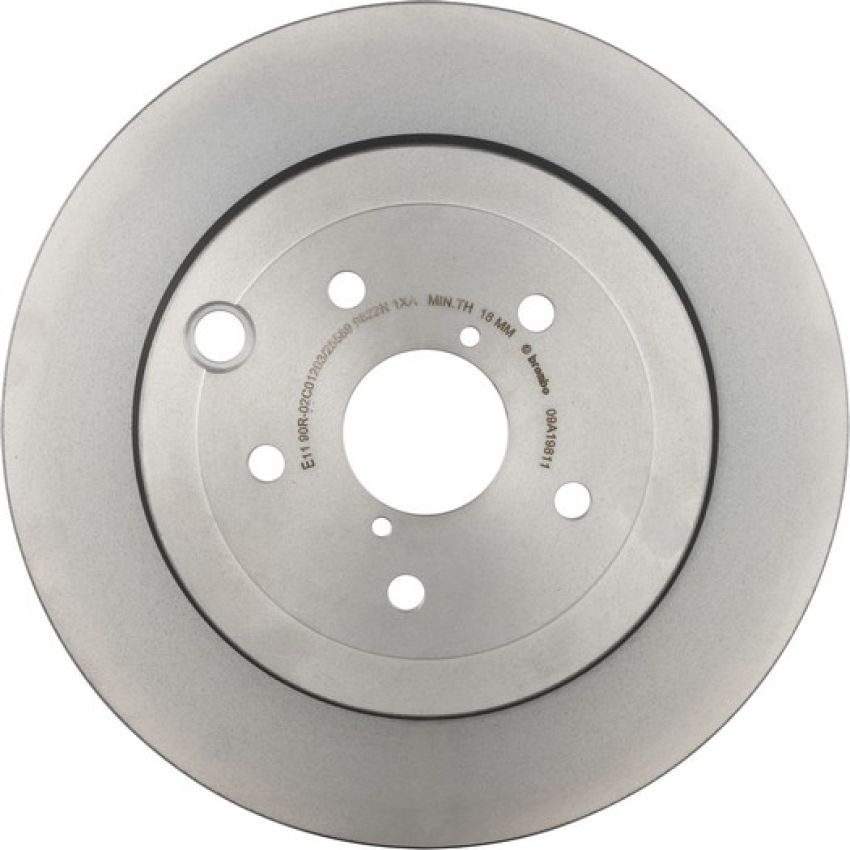 Brembo 09.A198.11 Premium Coated Vented Brake Rotor