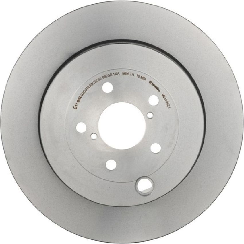 Brembo 09.A198.21 Premium Coated Vented Brake Rotor