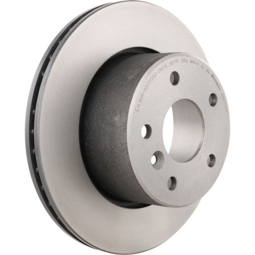 Brembo KT00490 Brembo ceramic brake pad and UV coated vented  brake disc kit