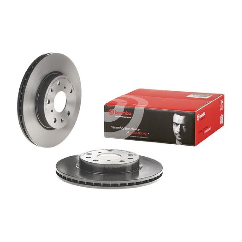 Brembo 09.A296.11 Premium Coated Vented Brake Rotor