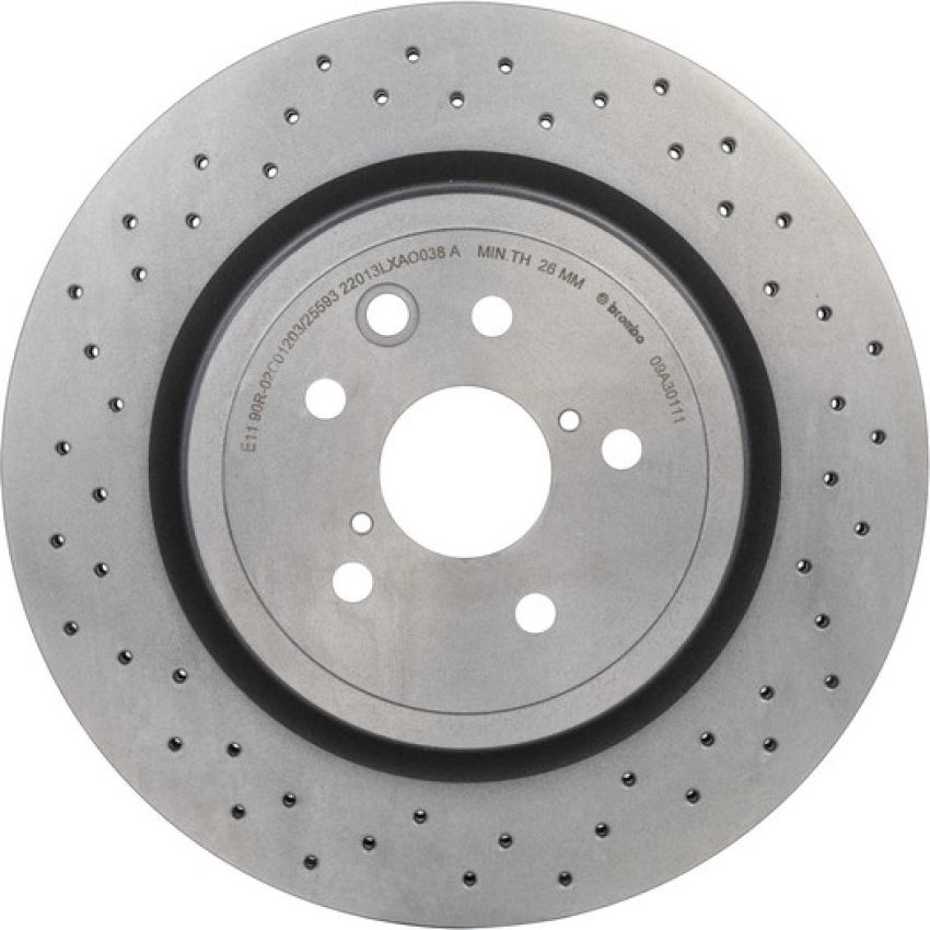 Brembo 09.A301.11 Premium Coated Vented Brake Rotor