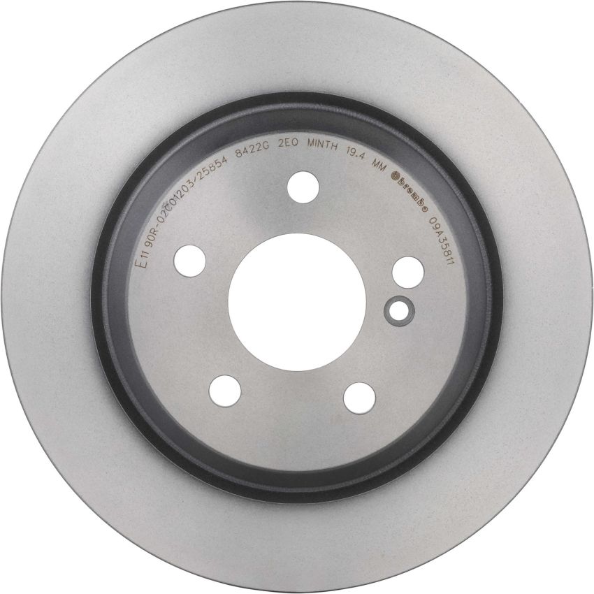 Brembo 09.A358.11 Premium Coated Vented Brake Rotor