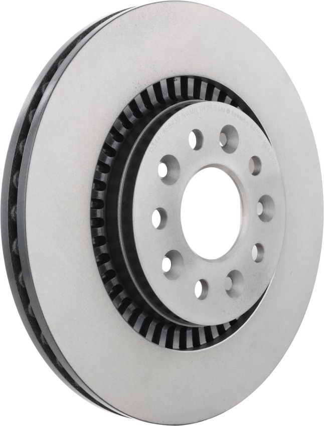 Brembo KT00833 Brembo ceramic brake pad and UV coated vented  brake disc kit