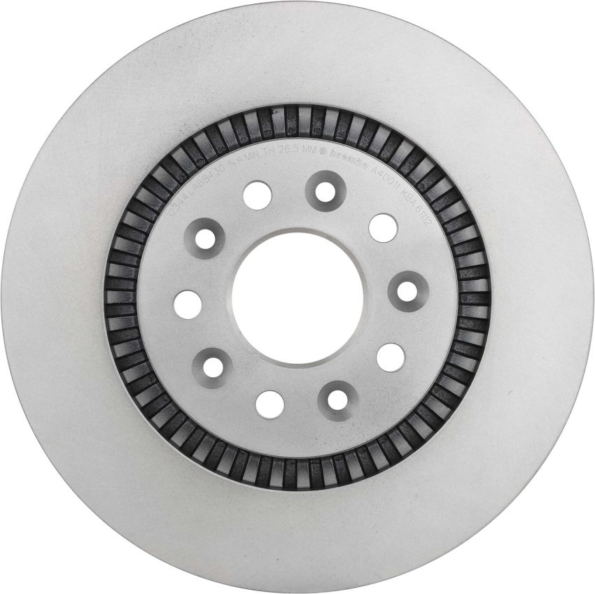 Brembo KT00833 Brembo ceramic brake pad and UV coated vented  brake disc kit