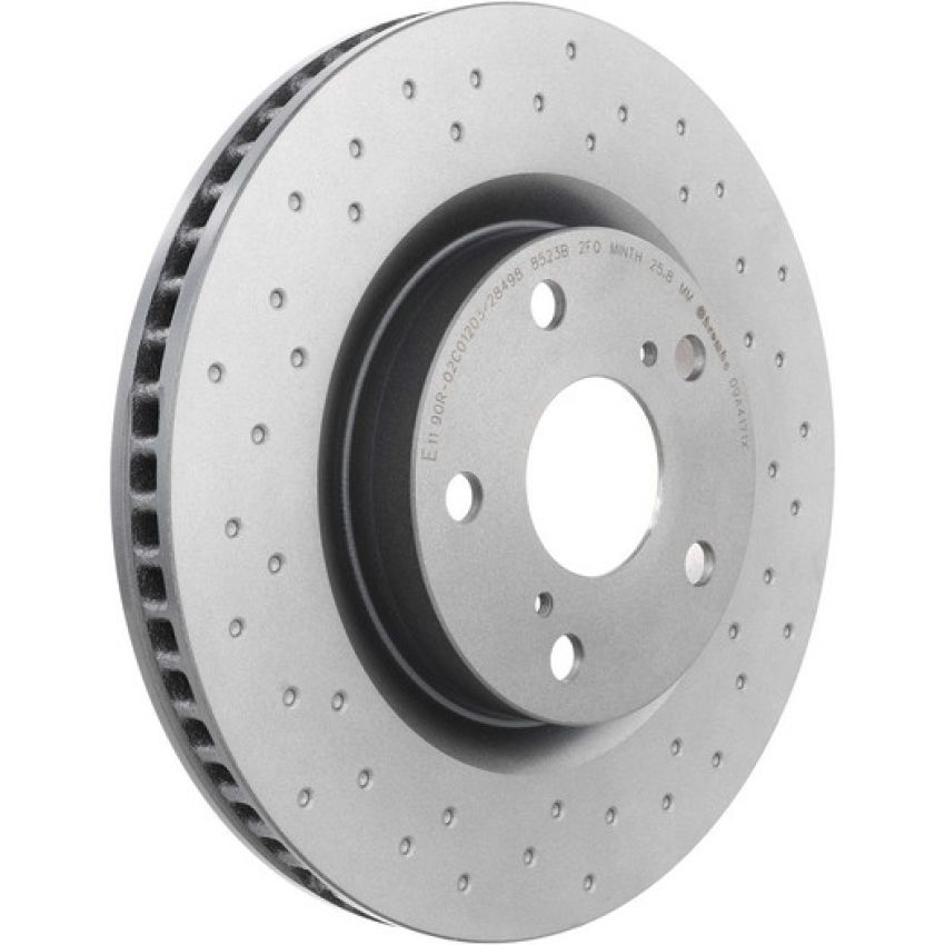 Brembo 09.A417.1X Premium UV Coated Xtra Cross Drilled Brake Rotor