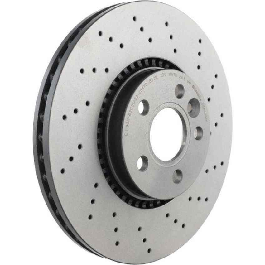 Brembo 09.A426.1X Premium UV Coated Xtra Cross Drilled Brake Rotor