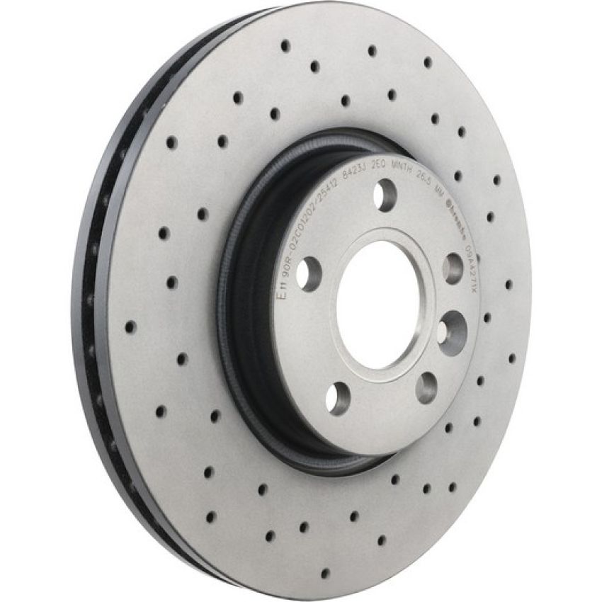 Brembo 09.A427.1X Premium UV Coated Xtra Cross Drilled Brake Rotor