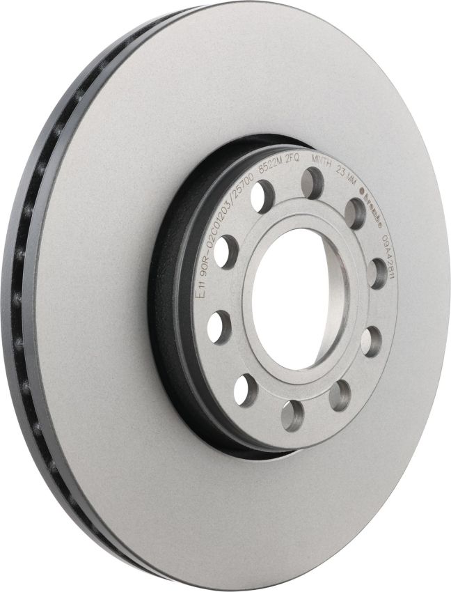 Brembo KT00827 Brembo ceramic brake pad and UV coated vented  brake disc kit
