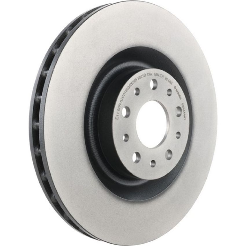 Brembo KT00887 Brembo ceramic brake pad and UV coated PVT  brake disc kit