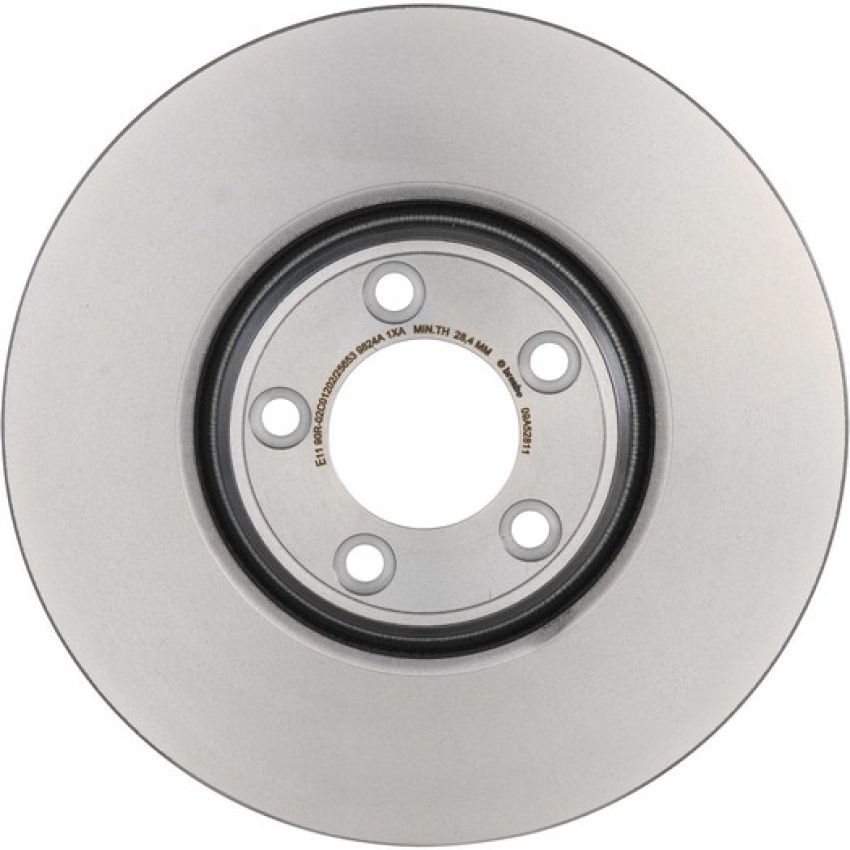 Brembo KT00457 Brembo ceramic brake pad and UV coated vented  brake disc kit