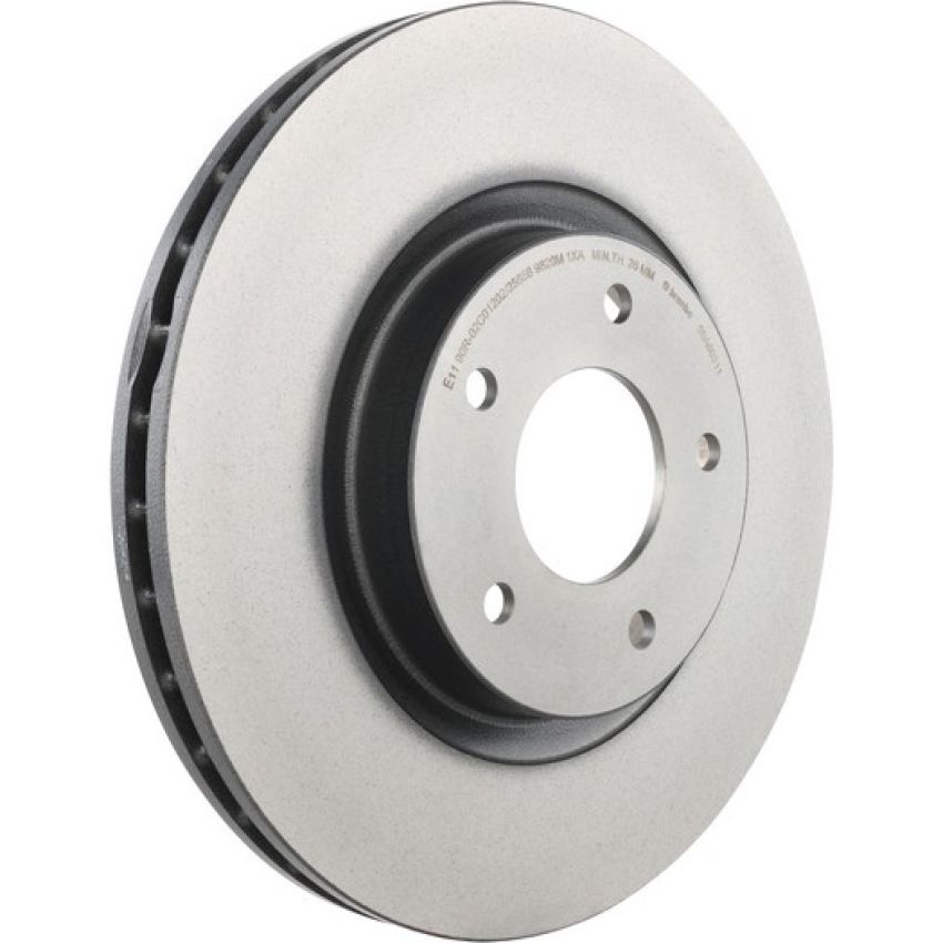 Brembo KT00720 Brembo ceramic brake pad and UV coated vented  brake disc kit