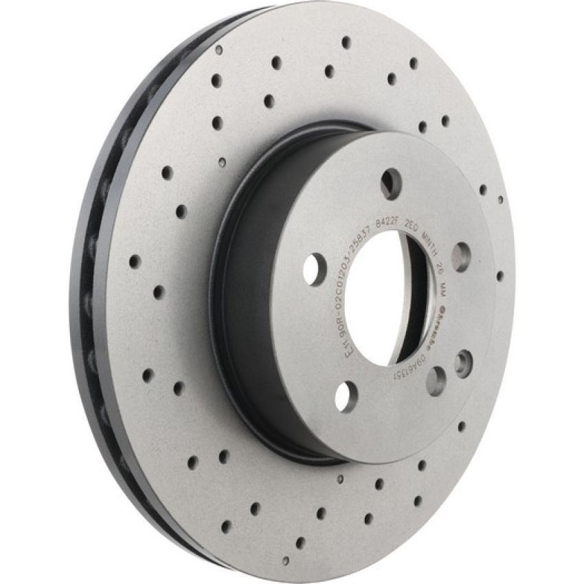 Brembo 09.A613.51 Premium UV Coated Front Brake Rotor