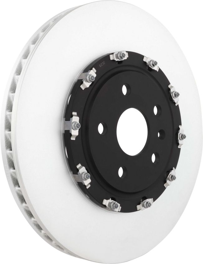 Brembo 09.A665.13 Premium Floating Two Piece UV Coated Vented Drilled And Slotted Brake Rotor