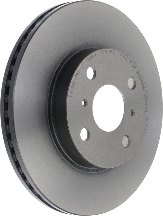 Brembo 09.A707.11 Premium Coated Vented Brake Rotor