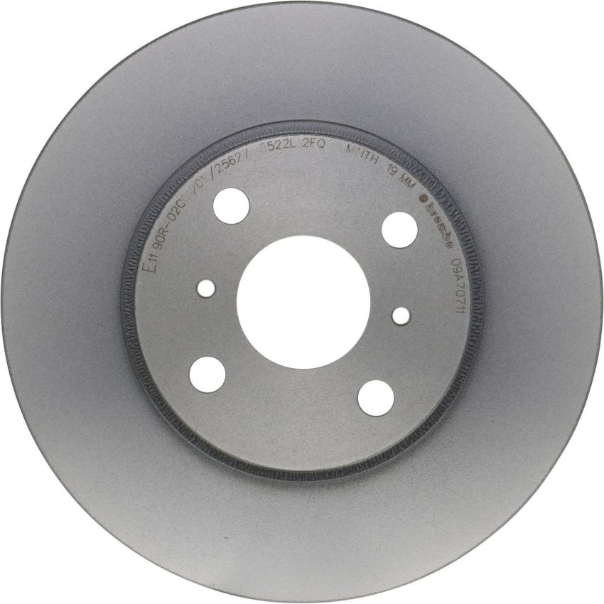 Brembo 09.A707.11 Premium Coated Vented Brake Rotor