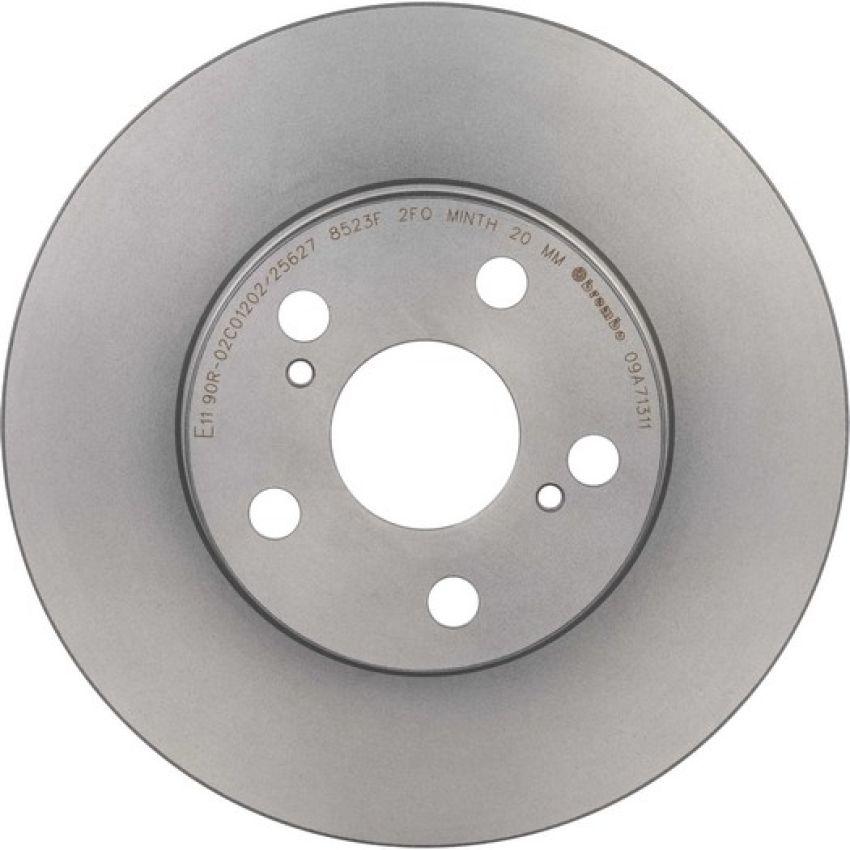 Brembo 09.A713.11 Premium Coated Vented Brake Rotor