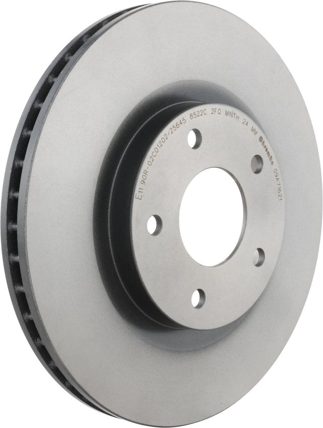Brembo KT00965 Brembo ceramic brake pad and UV coated vented  brake disc kit
