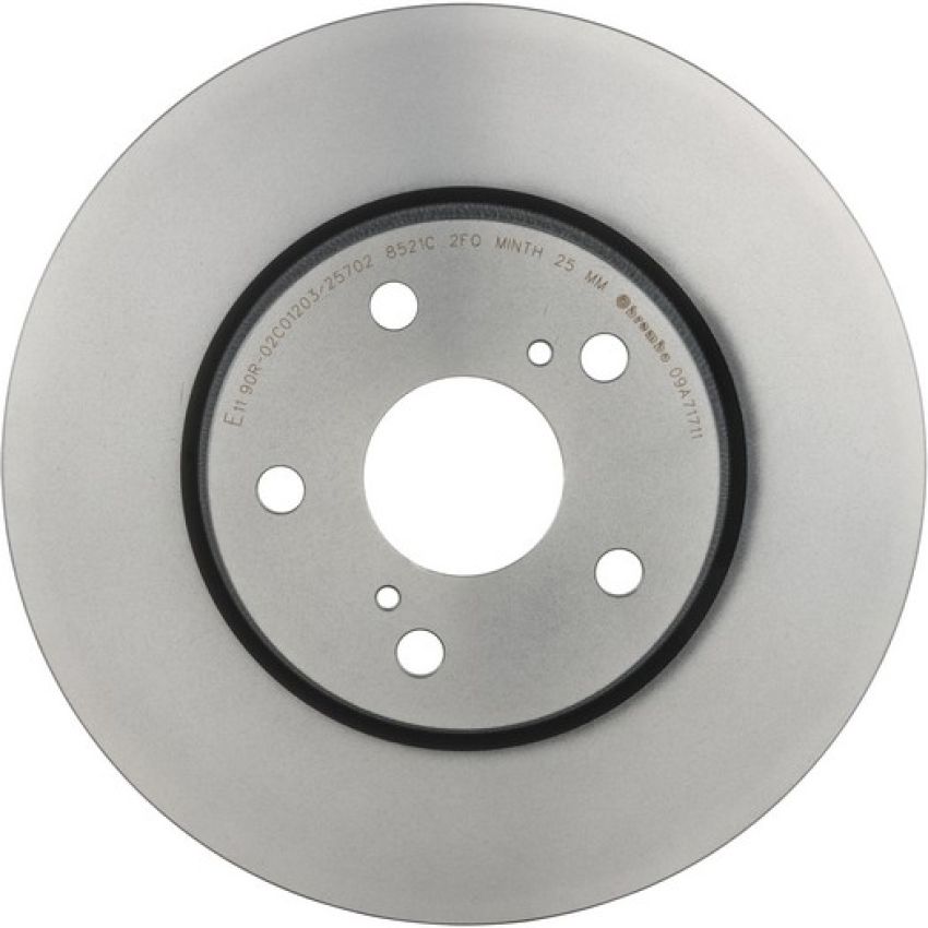 Brembo KT00499 Brembo ceramic brake pad and UV coated vented  brake disc kit