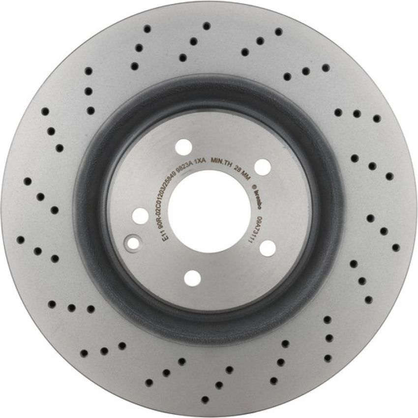Brembo 09.A731.11 Premium Coated Vented Brake Rotor