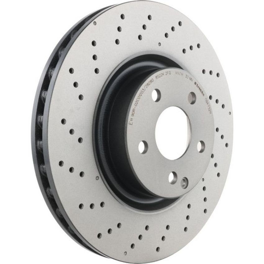 Brembo 09.A732.11 Premium Coated Vented Brake Rotor