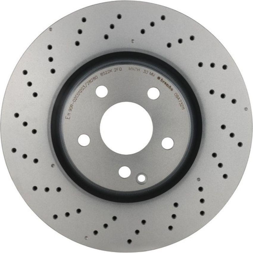 Brembo 09.A732.11 Premium Coated Vented Brake Rotor