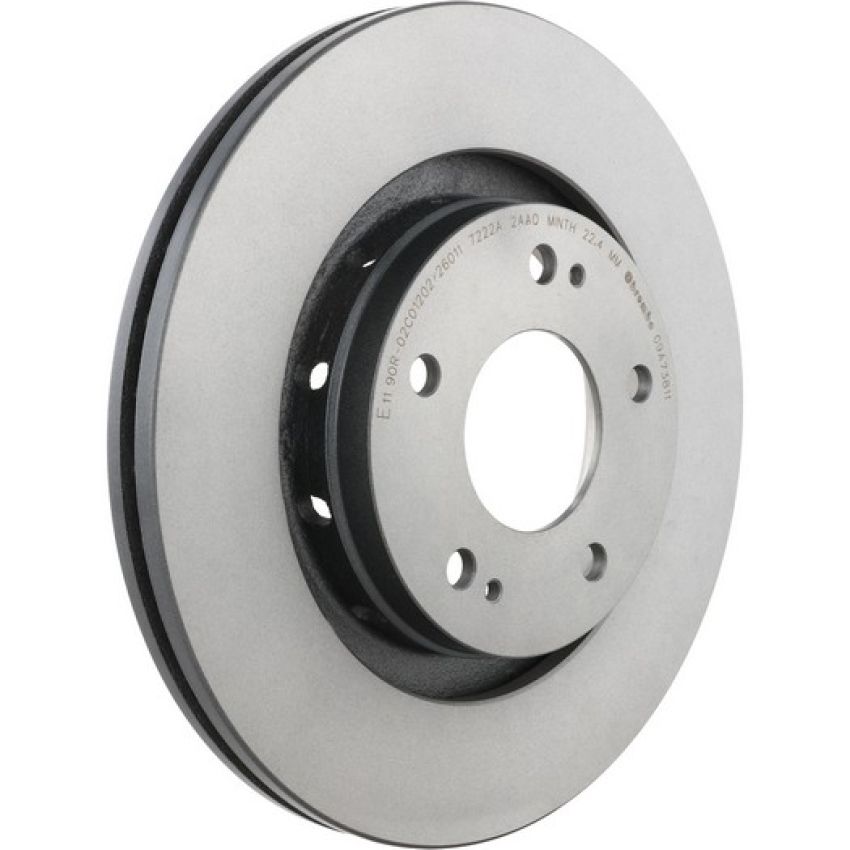 Brembo 09.A738.11 Premium Coated Vented Brake Rotor