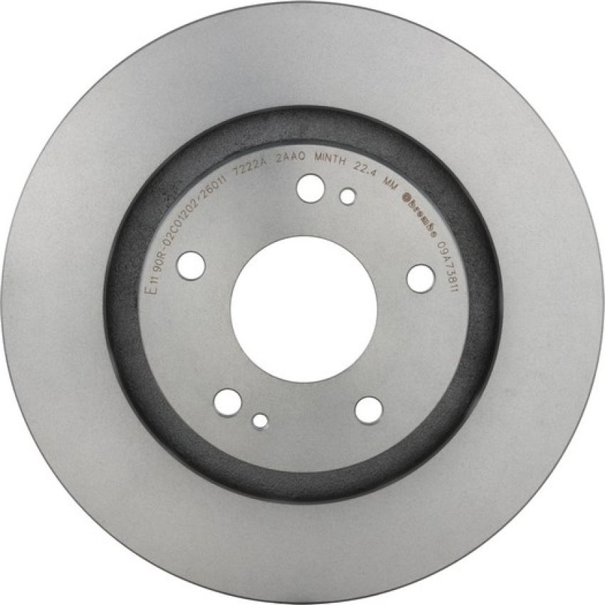 Brembo 09.A738.11 Premium Coated Vented Brake Rotor