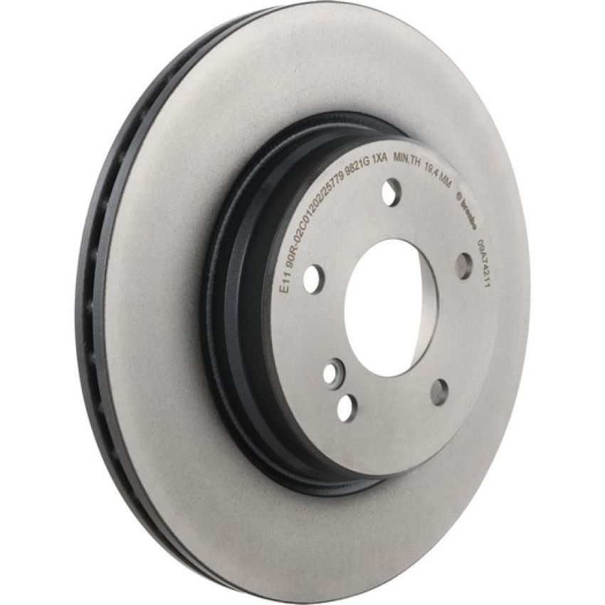 Brembo 09.A742.11 Premium Coated Vented Brake Rotor
