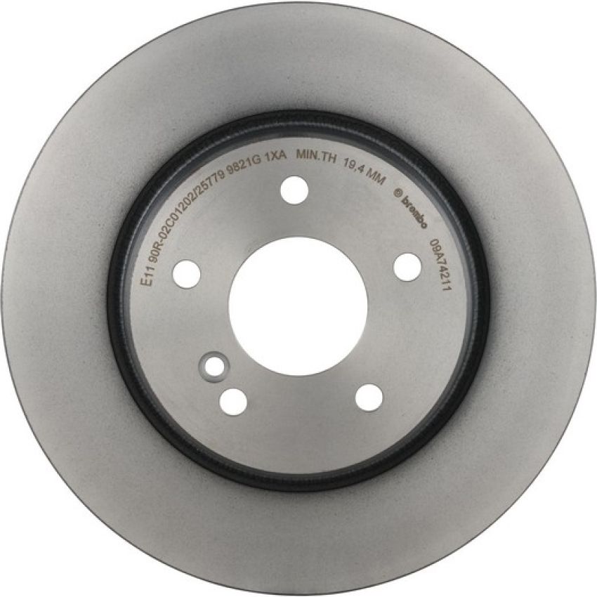 Brembo 09.A742.11 Premium Coated Vented Brake Rotor