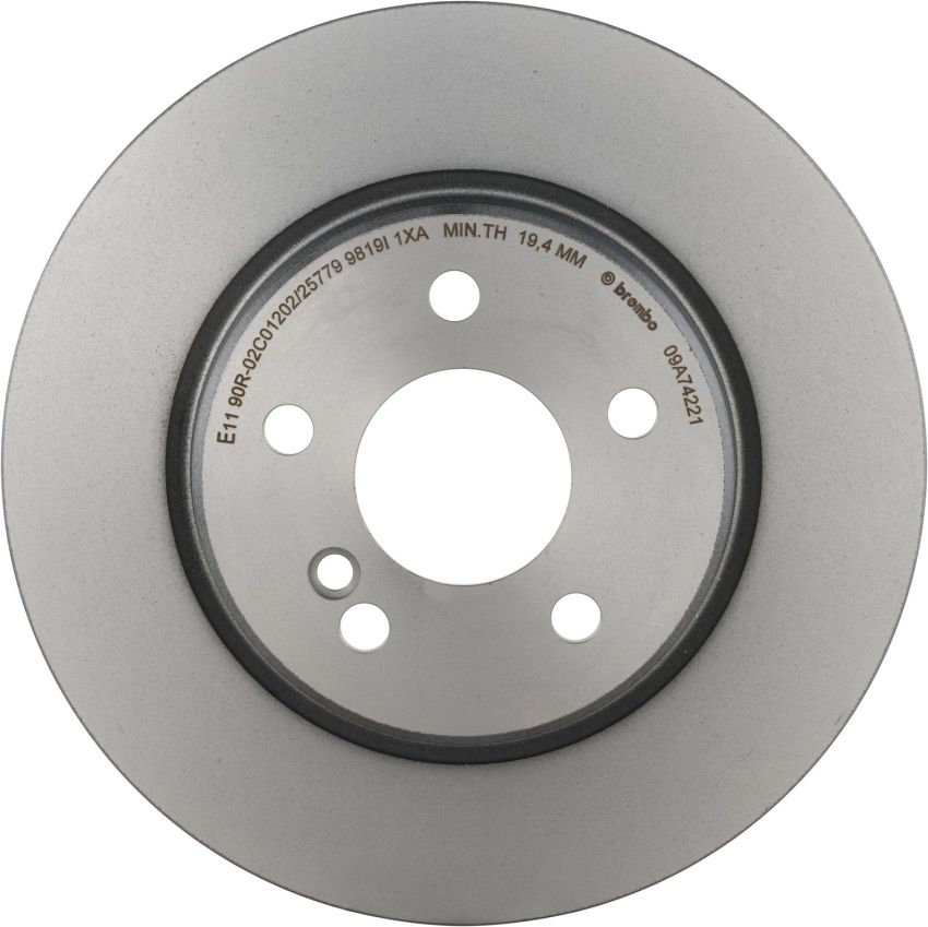 Brembo 09.A742.21 Premium Coated Vented Brake Rotor