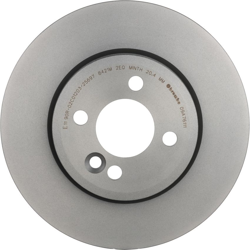 Brembo 09.A761.11 Premium Coated Vented Brake Rotor