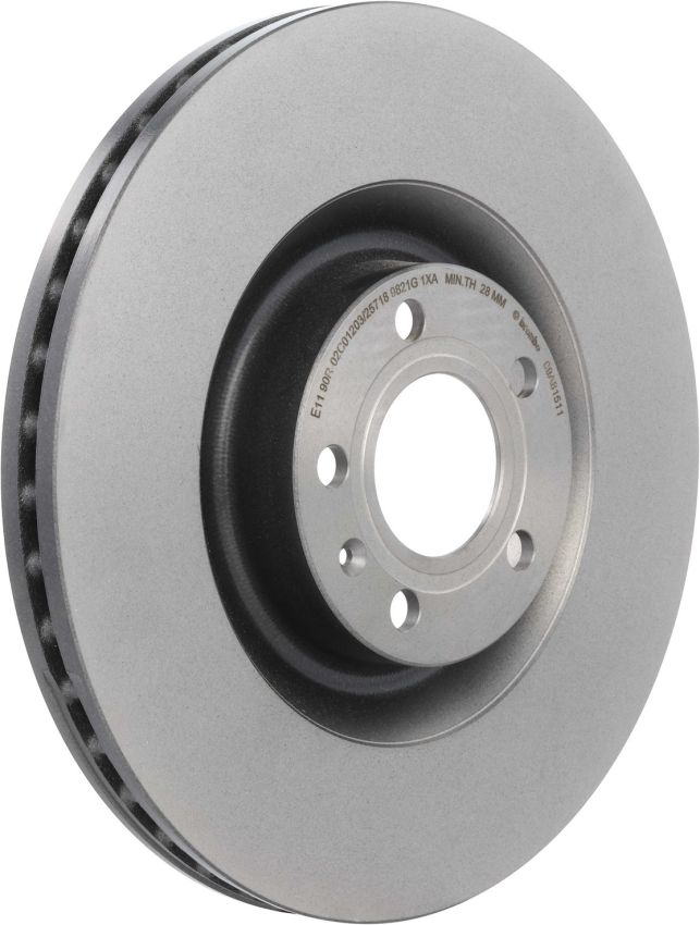 Brembo KT00629 Brembo ceramic brake pad and UV coated vented  brake disc kit