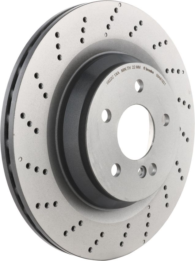 Brembo 09.A818.21 Premium Coated Vented Brake Rotor