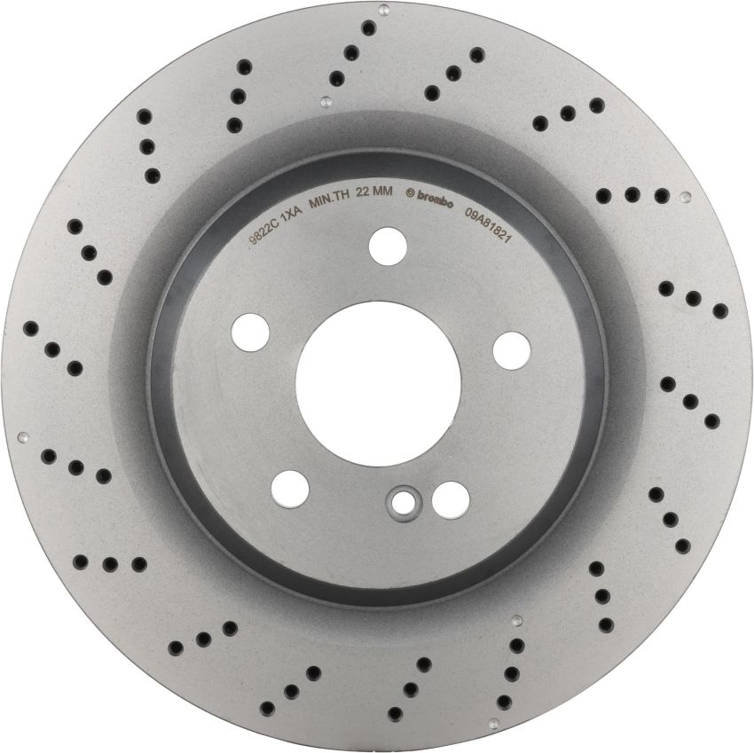 Brembo 09.A818.21 Premium Coated Vented Brake Rotor