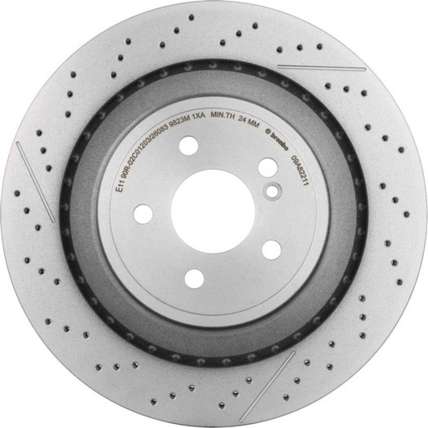Brembo 09.A822.11 Premium Coated Vented Brake Rotor