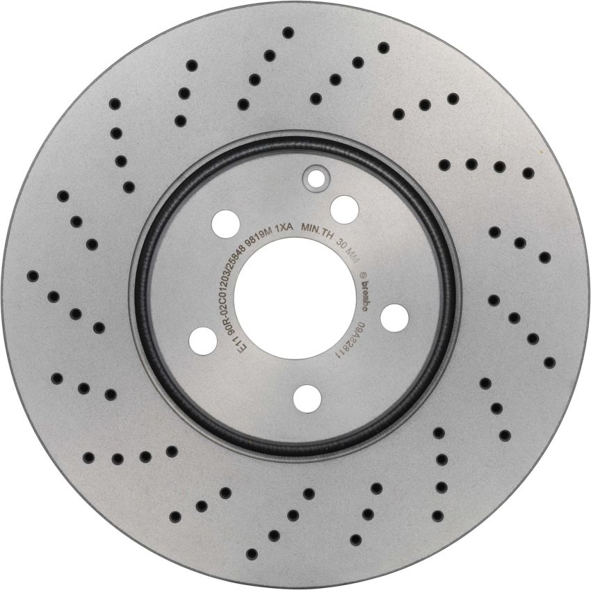 Brembo 09.A828.11 Premium Coated Vented Brake Rotor