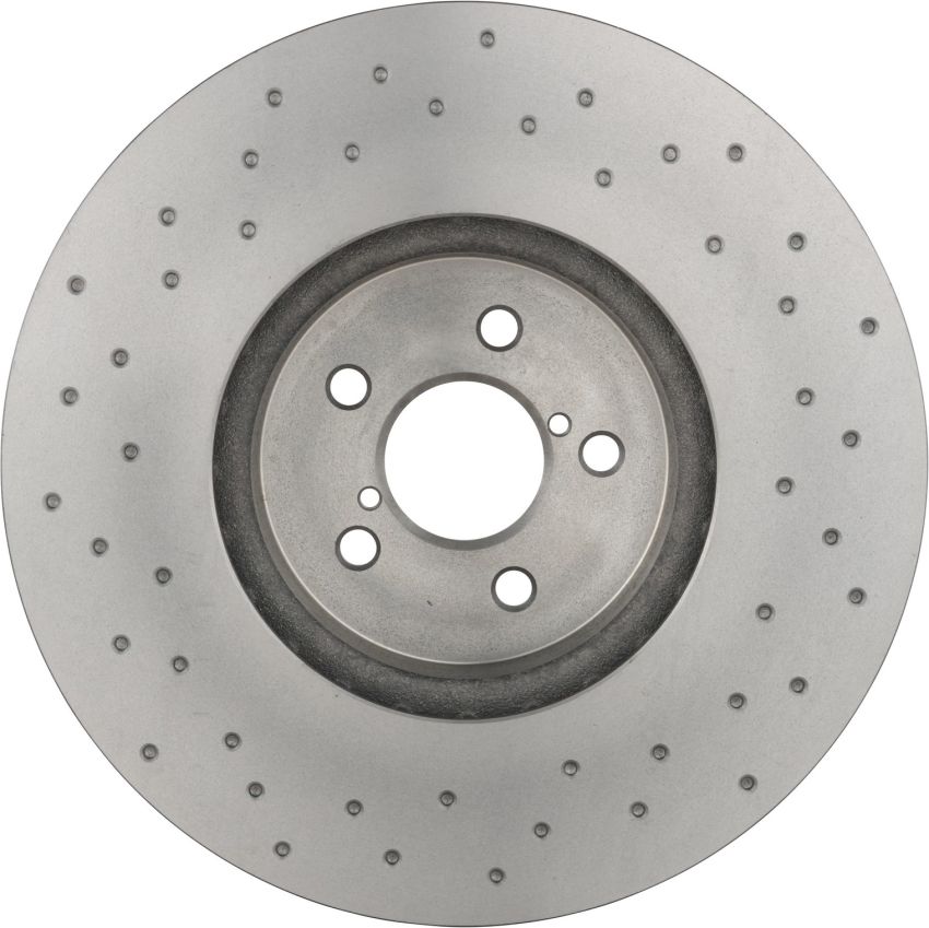Brembo 09.A870.1X Premium UV Coated Xtra Cross Drilled Brake Rotor