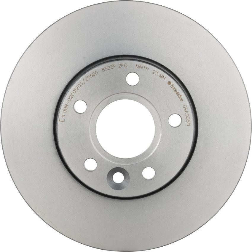 Brembo KT00875 Brembo ceramic brake pad and UV coated PVT  brake disc kit