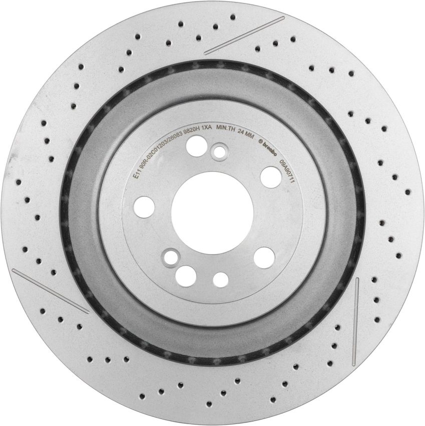 Brembo 09.A907.11 Premium Coated Vented Brake Rotor