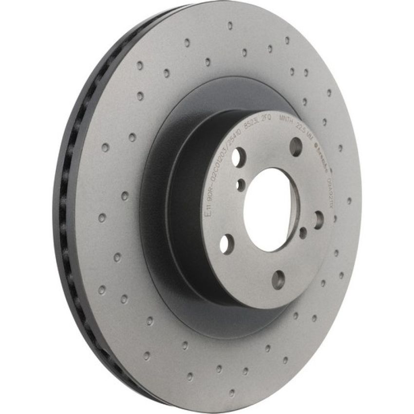 Brembo 09.A921.1X Premium UV Coated Xtra Cross Drilled Brake Rotor