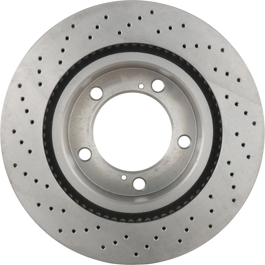 Brembo 09.A966.1X Premium UV Coated Xtra Cross Drilled Brake Rotor
