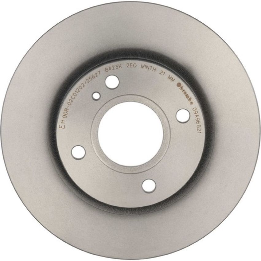 Brembo 09.A968.21 Premium Coated Vented Brake Rotor